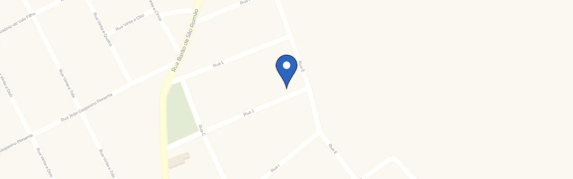 Mapa com a localização da estação Casa Januária