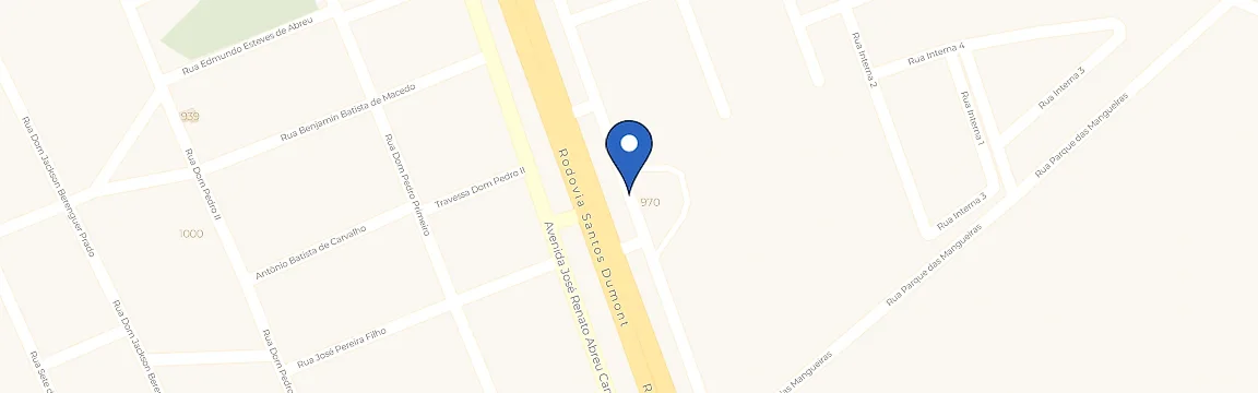 Mapa com a localização da estação Target Ecomobi Posto Caroline - Euclides da Cunha