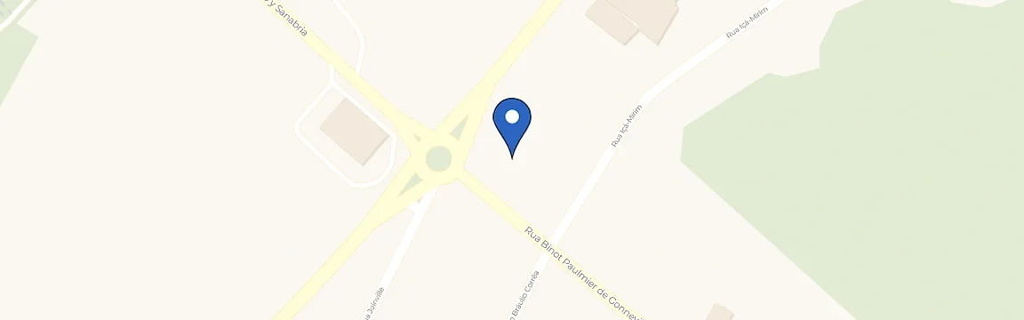 Mapa com a localização da estação Fort Atacadista