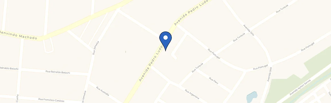 Mapa com a localização da estação Petróleo Nações