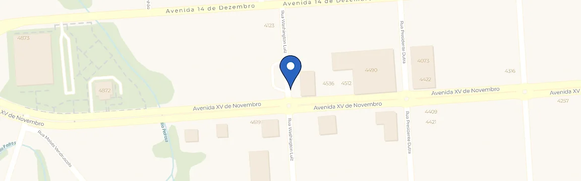 Mapa com a localização da estação Mocelin EV