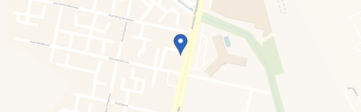 Mapa com a localização da estação LOAD
