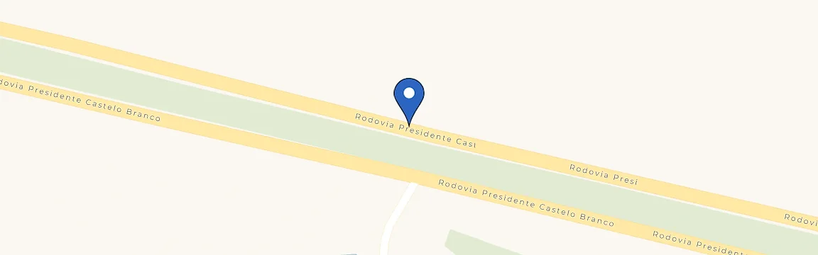Mapa com a localização da estação Barra