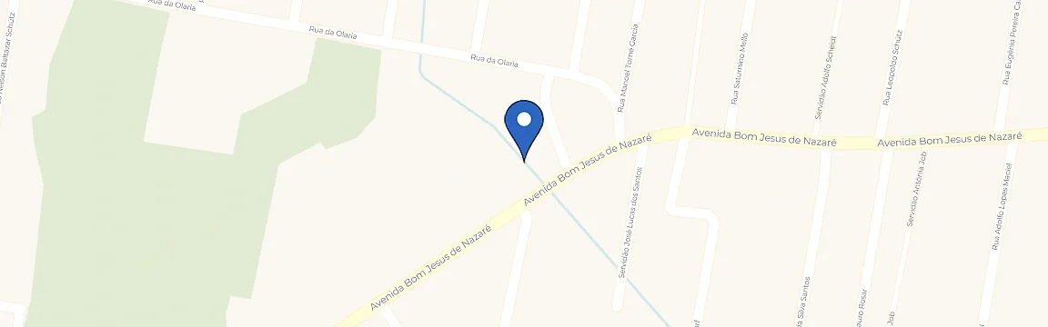 Mapa com a localização da estação Posto de Gasolina Aririu - ChargerPoint