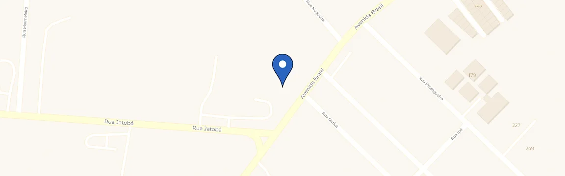 Mapa com a localização da estação Centro Comercial Vila Jatobá