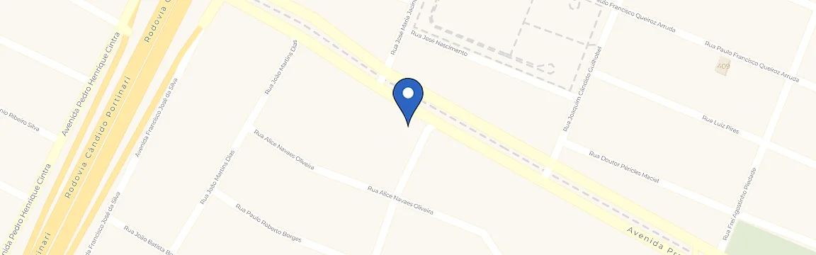Mapa com a localização da estação Supermercado Lopes