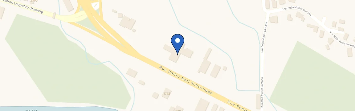 Mapa com a localização da estação Posto Imperatriz