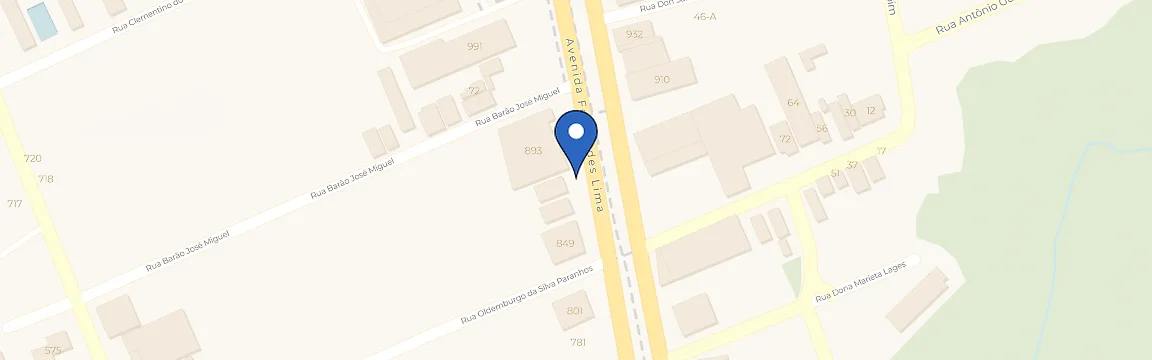 Mapa com a localização da estação Plugô Farol
