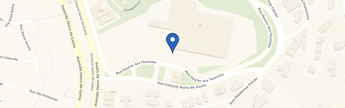 Mapa da estação ChargeOn - Assai Vasco