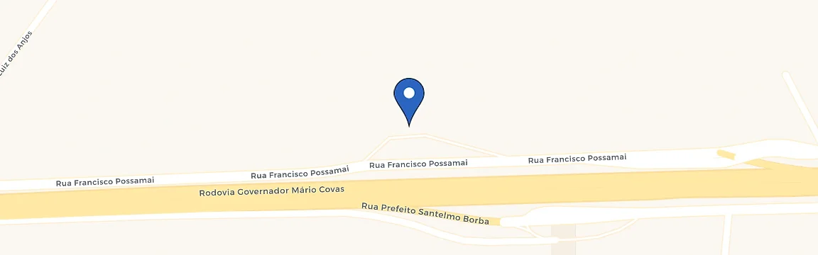 Mapa da estação Eletro Furnas Gruta da Santa
