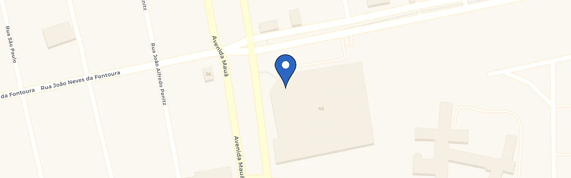 Mapa da estação Plug Rápido Supermercado Andreazza