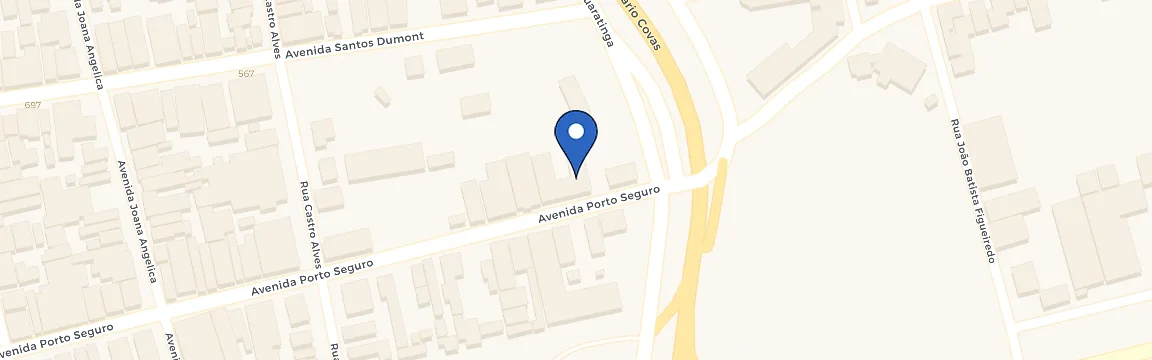 Mapa da estação ViaVolt - Posto Nossa Senhora D'Ajuda - Eunápolis BA