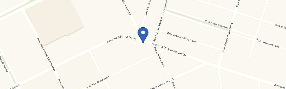 Mapa da estação Av. Duque de Caxias, 120