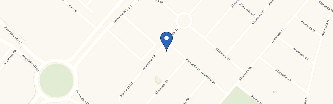 Mapa da estação Watts Mobi 404 Norte