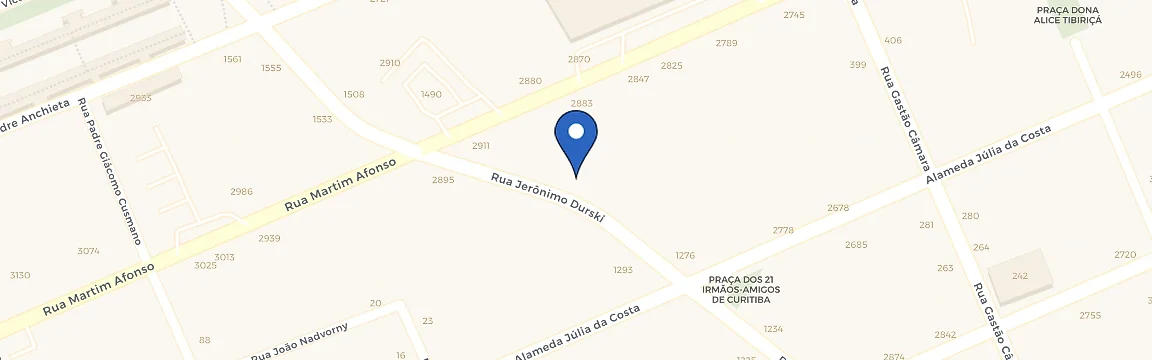 Mapa da estação Maracanã Bigorrilho