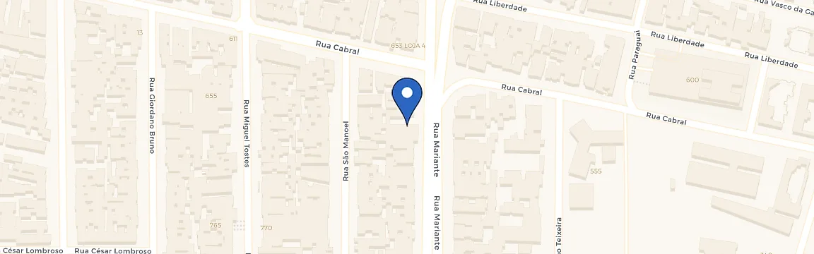 Mapa da estação Plug Verde - Recarga Limpa