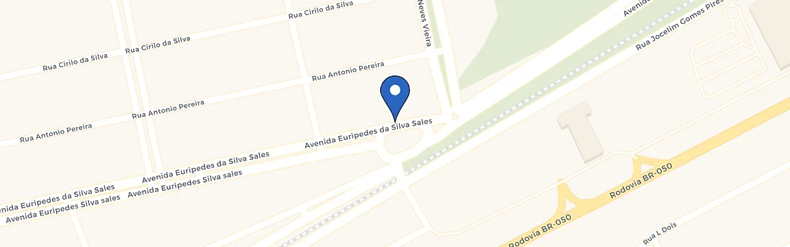 Mapa da estação Av. Eurípedes da Silva Sáles, 1063