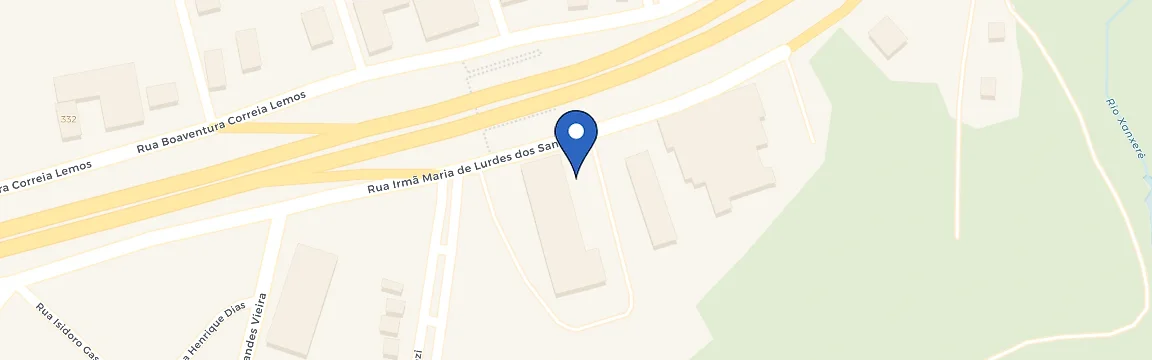 Mapa da estação Xanxerê