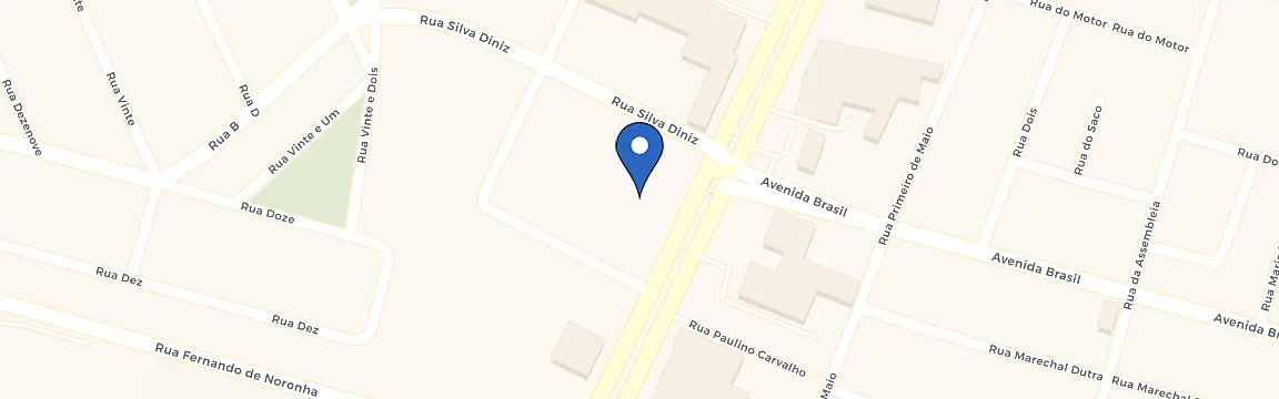 Mapa da estação VOLTZ - Posto Aguiar