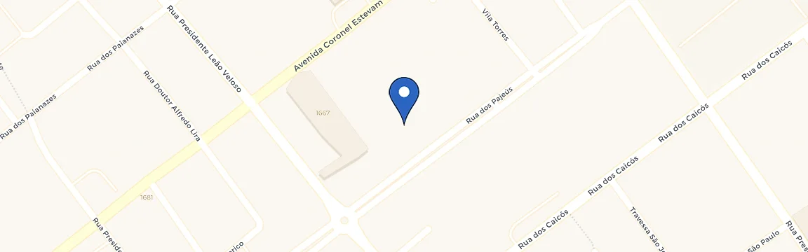Mapa da estação Espacial Auto Peças