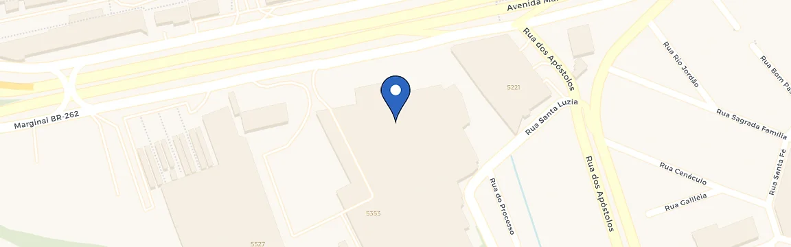 Mapa da estação Shopping Moxuara