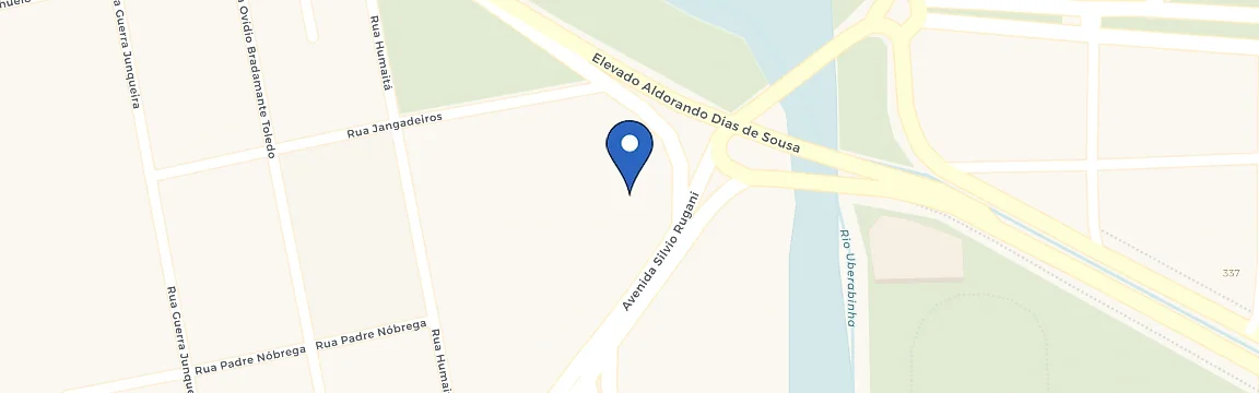 Mapa da estação Beira Rio Combustíveis