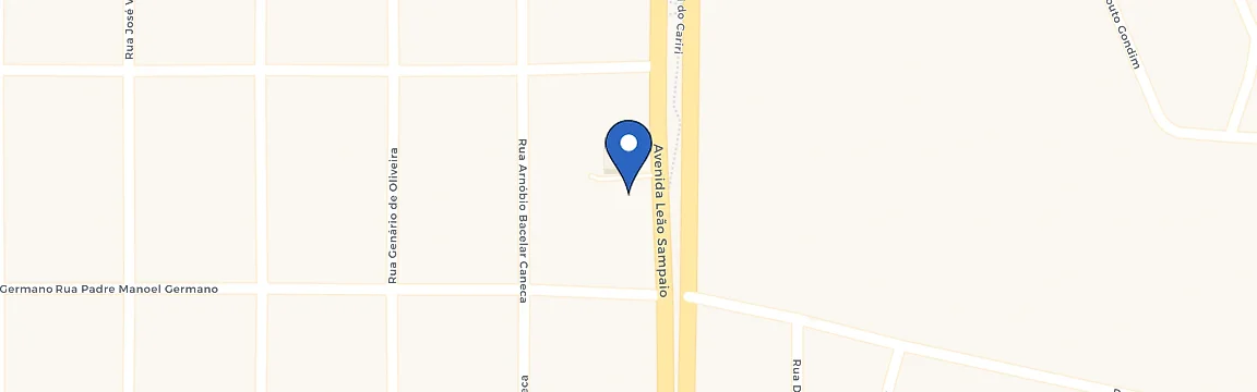 Mapa da estação Pousada Lagoa Seca