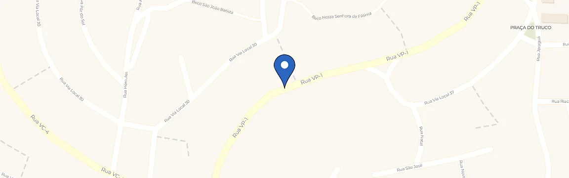 Mapa com a localização da estação Power Charge Nova Contagem