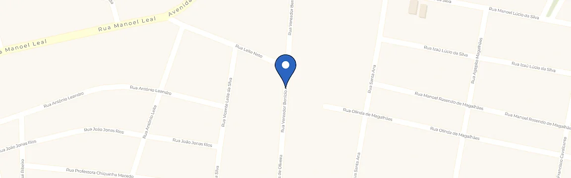 Mapa com a localização da estação VPAT Imagem Net Telecom