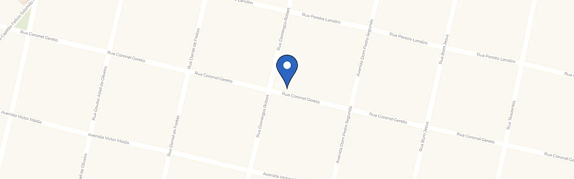 Mapa com a localização da estação Bela Vista Veículos