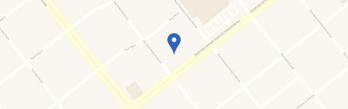 Mapa com a localização da estação Auto Posto das Bandeiras