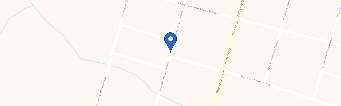 Mapa com a localização da estação Oficina Duplo Comando Casa