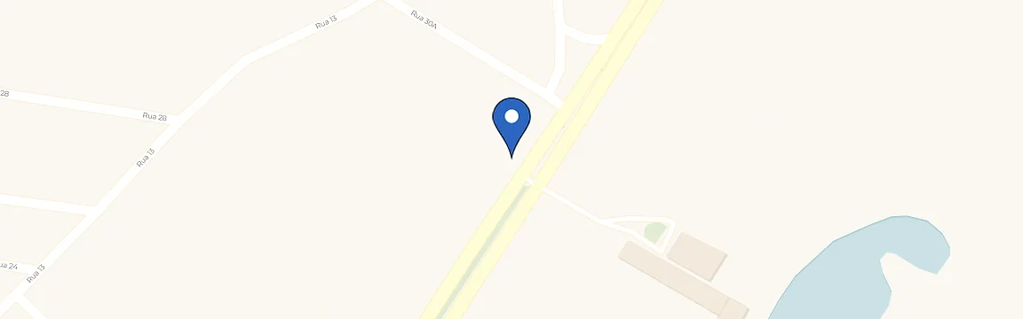 Mapa com a localização da estação Av. Raimundo de Aquino, 971