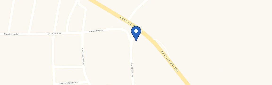 Mapa com a localização da estação Mata Viva Hotel Brasão Barra do Corda