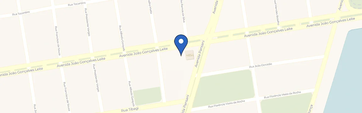 Mapa com a localização da estação Auto Posto Jardim Alvorada