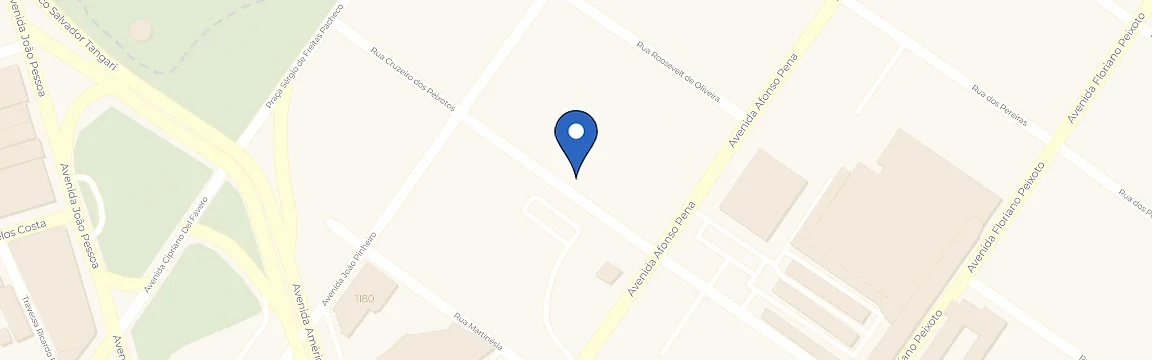 Mapa com a localização da estação Hotel Marajá