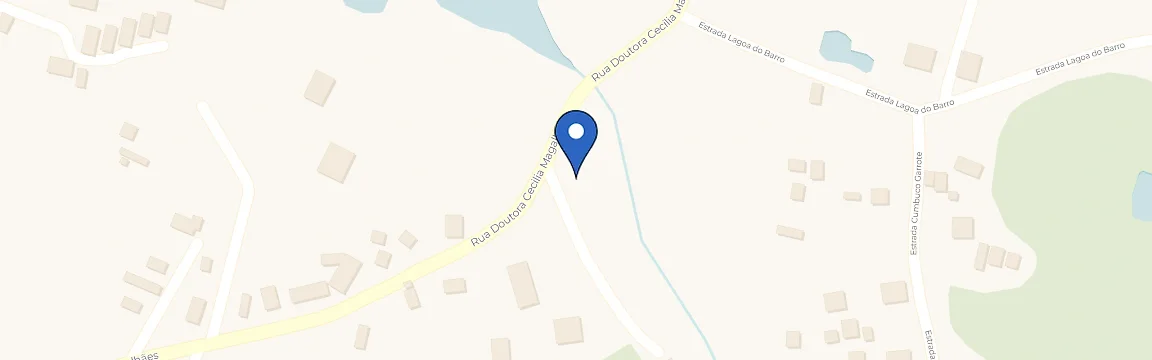 Mapa com a localização da estação Pousada Chiveve