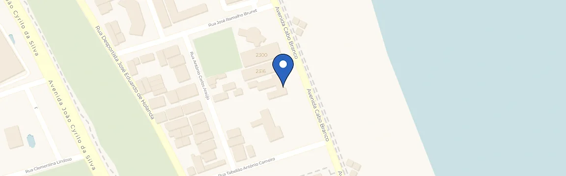 Mapa com a localização da estação Ative Charge - Bottarga Cozinha - João Pessoa - PB