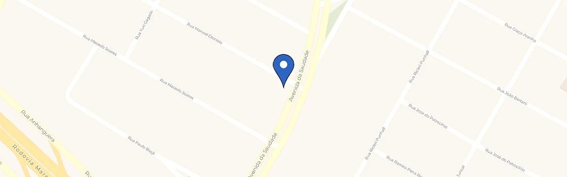Mapa com a localização da estação Cical - Araçatuba
