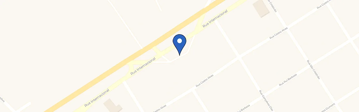 Mapa com a localização da estação Posto Stop