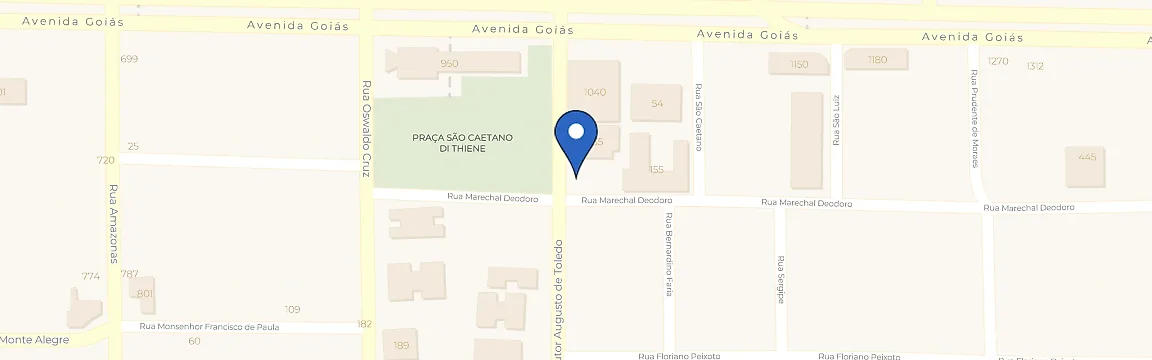 Mapa com a localização da estação GM Power Recharge - Dia São Caetano