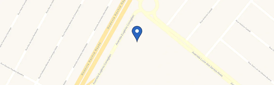 Mapa com a localização da estação Max Atacadista Marília Norte