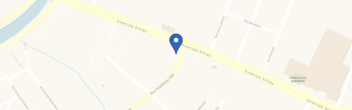 Mapa com a localização da estação Ja jato