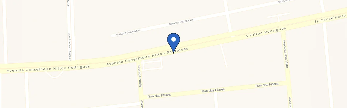 Mapa com a localização da estação VOLTZ Marques Mall Araçagy
