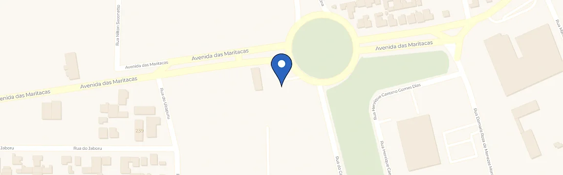 Mapa com a localização da estação Posto G3X Indusville