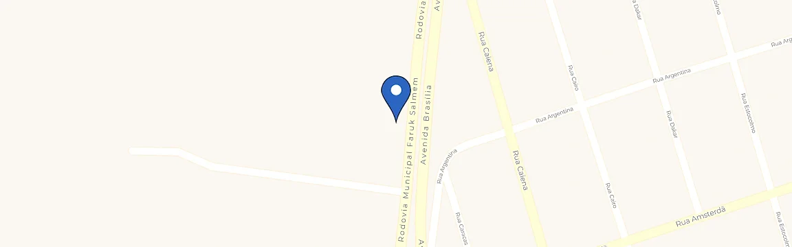 Mapa com a localização da estação PlugBRA Hotel Italian
