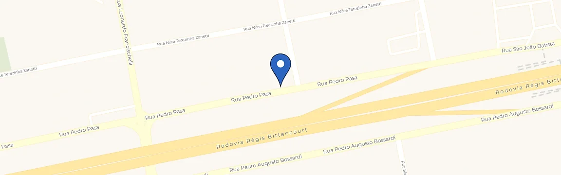 Mapa com a localização da estação SG3