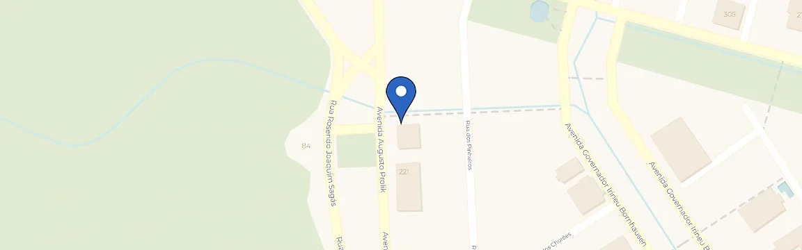 Mapa com a localização da estação Ipiranga