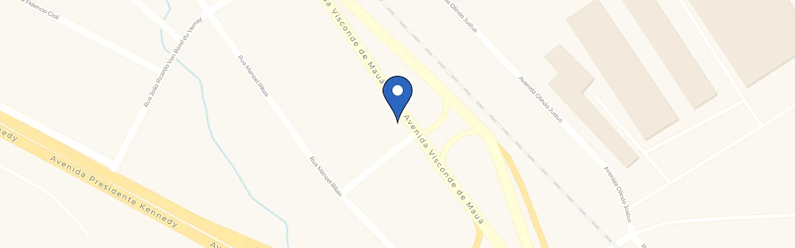 Mapa com a localização da estação Juniors Serviços Automotivos