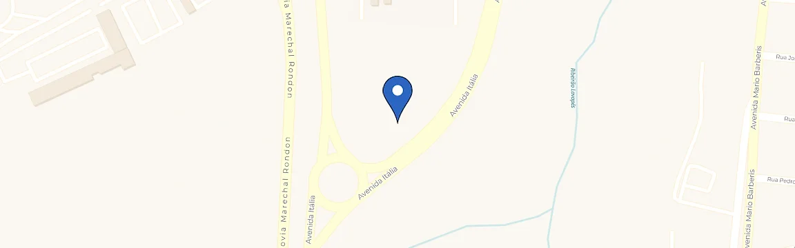 Mapa com a localização da estação Posto AlphaPetro